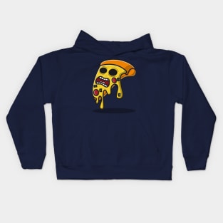 spooky pizza Kids Hoodie